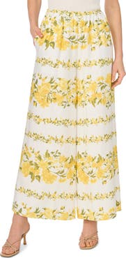 Ted Baker Floral Wide Leg Pants