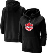 Nike Women's Nike Black Canada Soccer Varsity Raglan Tri-Blend Pullover Hoodie