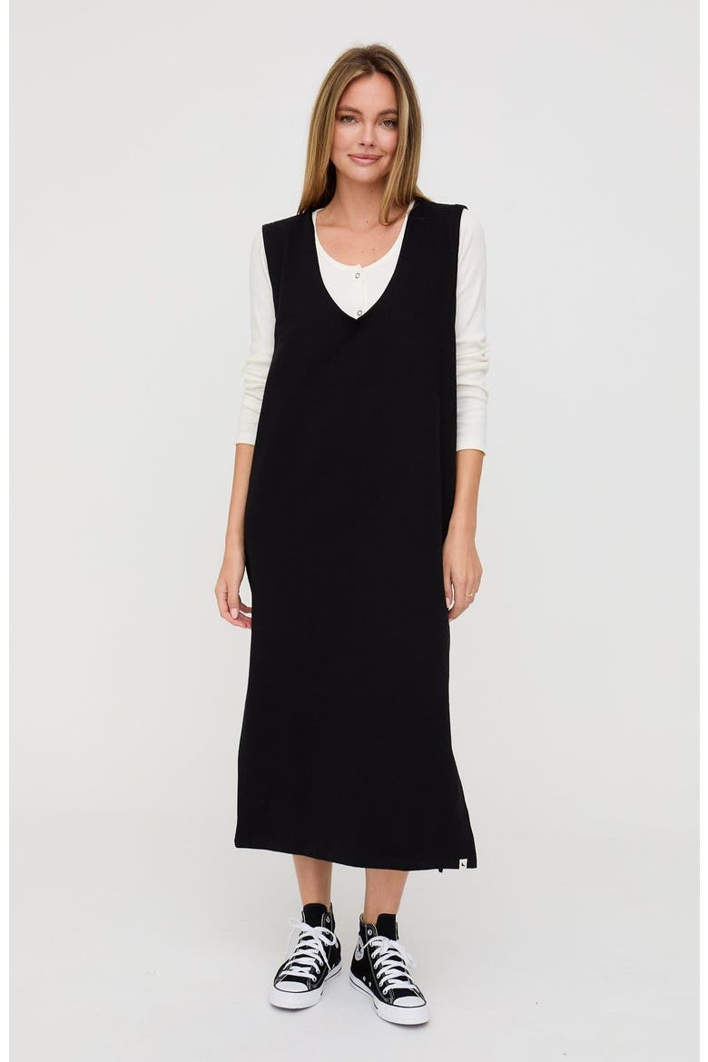 Organic Cotton Quinn Dress, Main, color, Black
