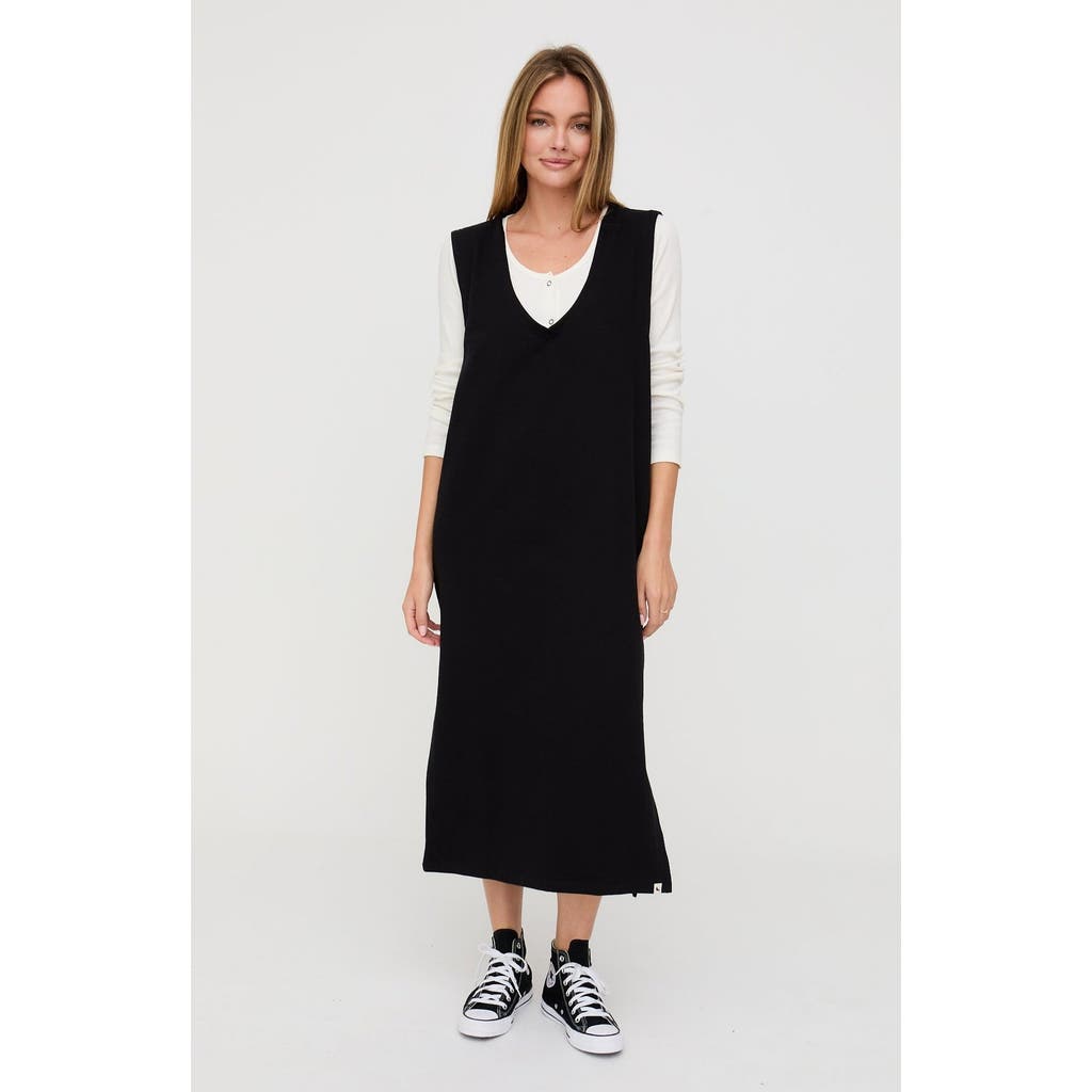 Turtledove London Organic Cotton Quinn Dress In Black