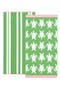  Green/ White Turtles / Stripe