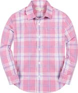 Hope & Henry Boys' Linen Button Down Shirt, Kids