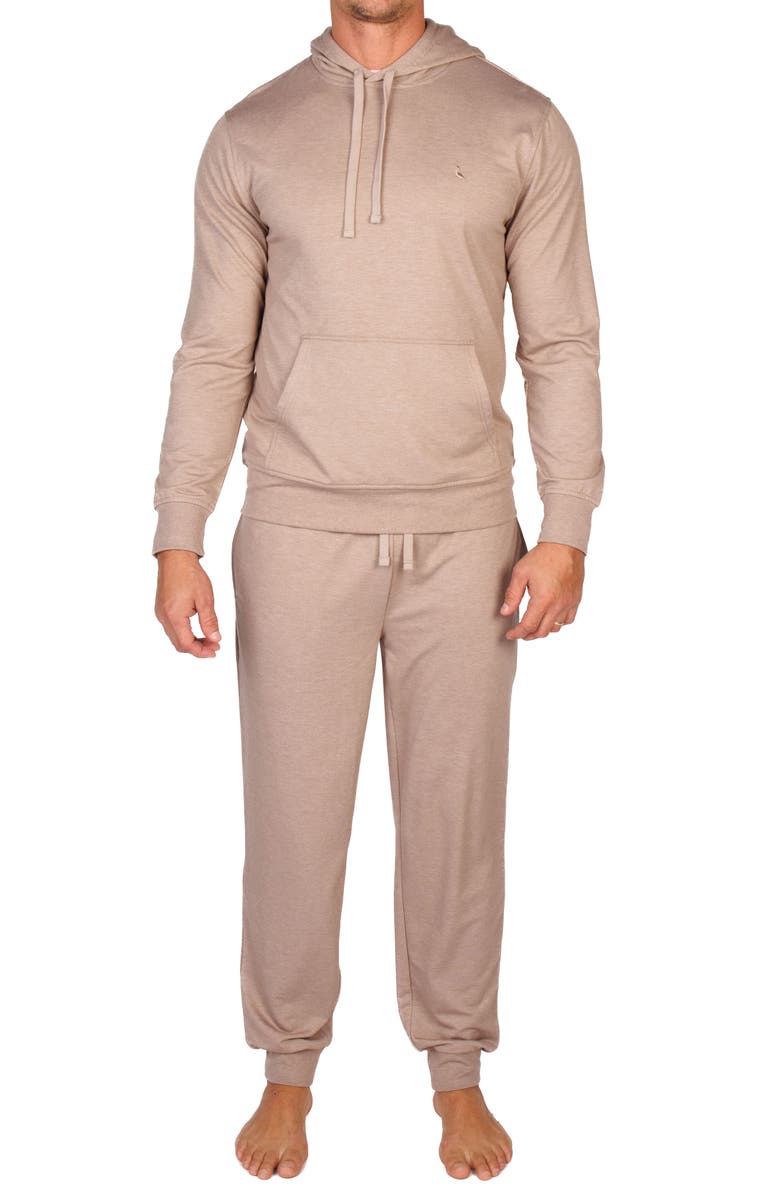 TailorByrd French Terry Hoodie, Alternate, color, Oatmeal