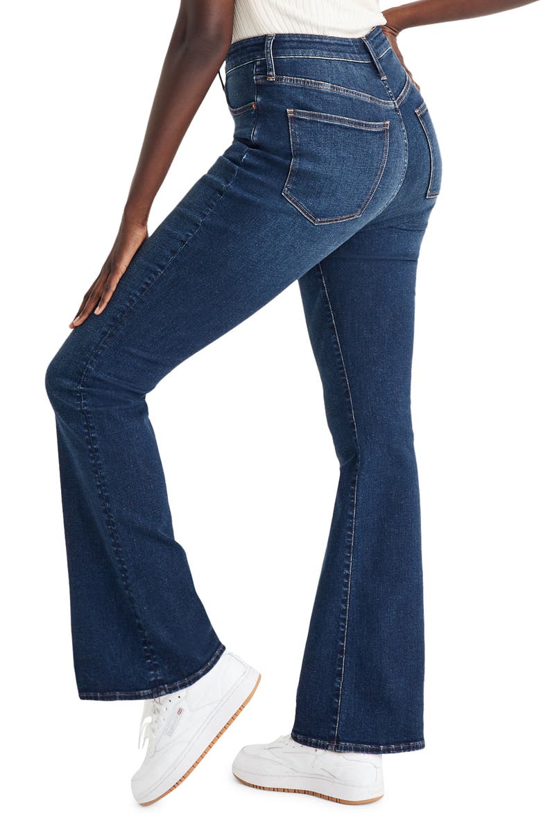 Madewell Curvy High Waist Skinny Flare Jeans, Alternate, color, 