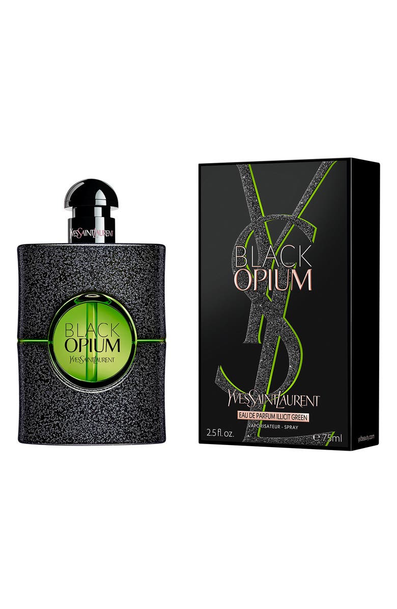 Yves Saint Laurent Black Opium Illicit Green Eau de Parfum, Alternate, color,