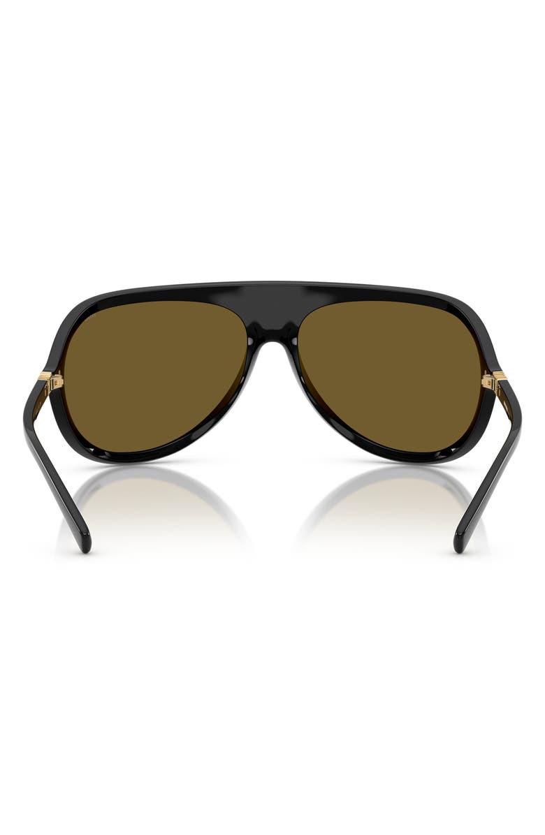 Miu Miu 75mm Oversize Shield Sunglasses, Alternate, color,