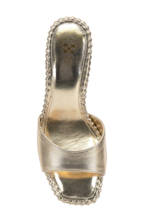 Vince Camuto Emmla Slide Sandal In Egyptian Gold