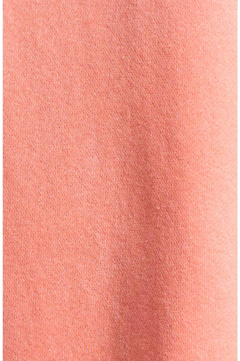 Distressed Cotton Fleece Zip Hoodie, Alternate, color, SUNFADE ORANGE TERRY