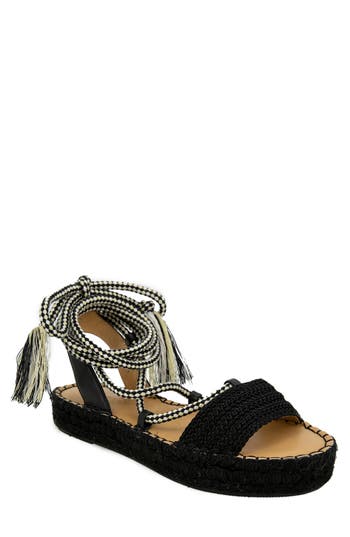 Splendid Mimosa Ankel Tie Sandal In Black