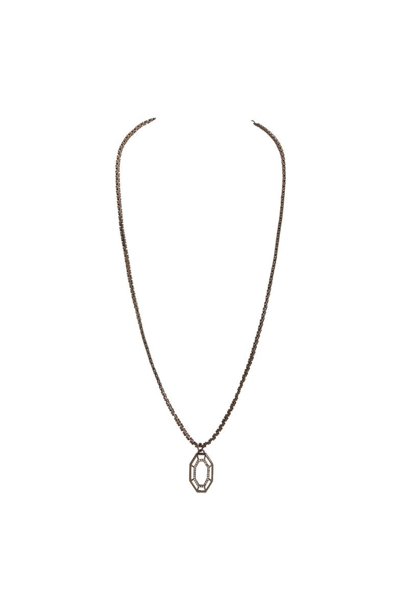 Dhwani Bansal SYRA PENDANT, Main, color, Gunmetal Grey