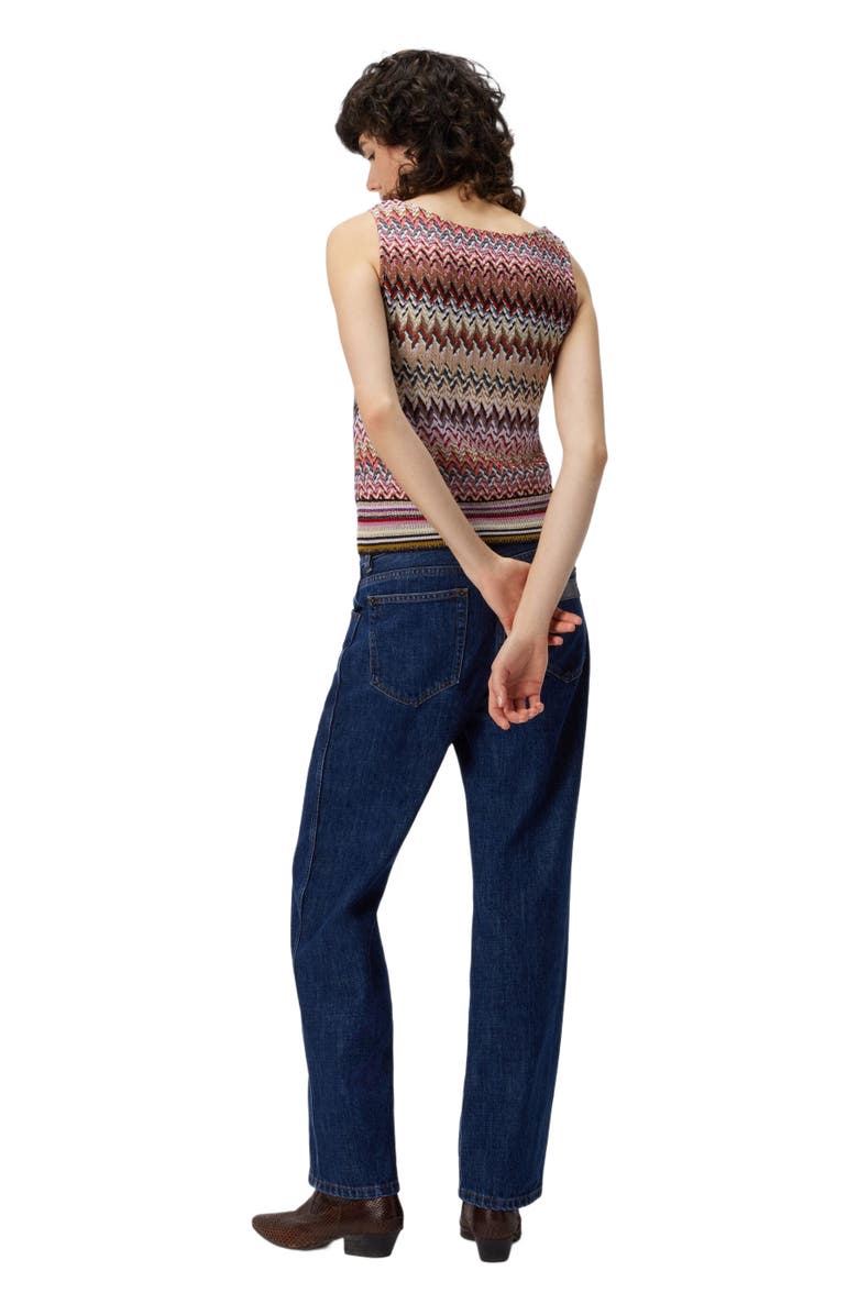 Missoni Zigzag Tank Top With Ribbed Detail, Alternate, color, Multicoloured
