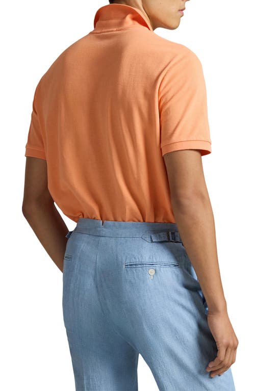 Polo Ralph Lauren The Iconic Cotton Mesh Polo In Orange