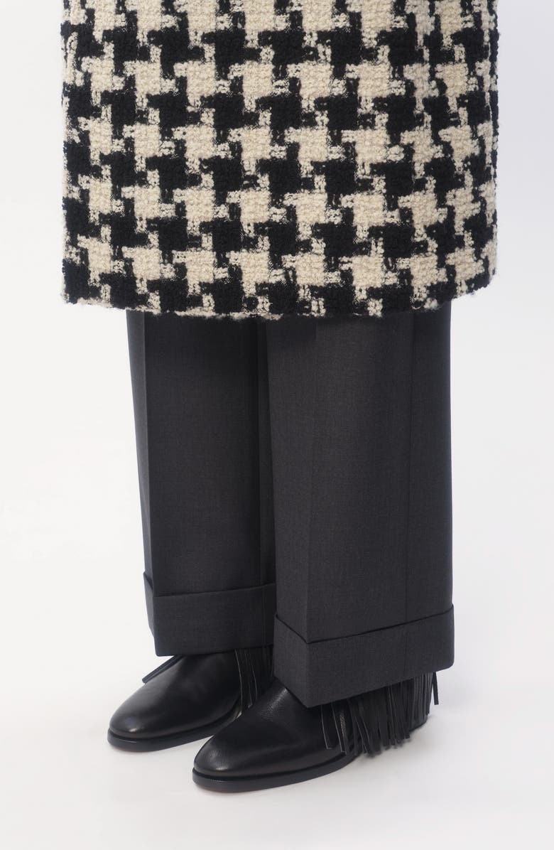 Valentino Garavani Pat Buffalo Ankle Boot, Alternate, color, Nero