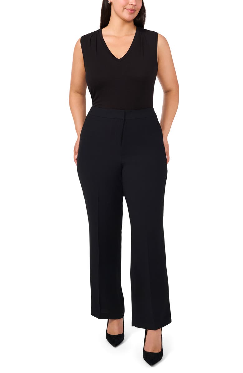 Halogen<sup>®</sup> Pleat Shoulder Sleeveless Top, Alternate, color, 