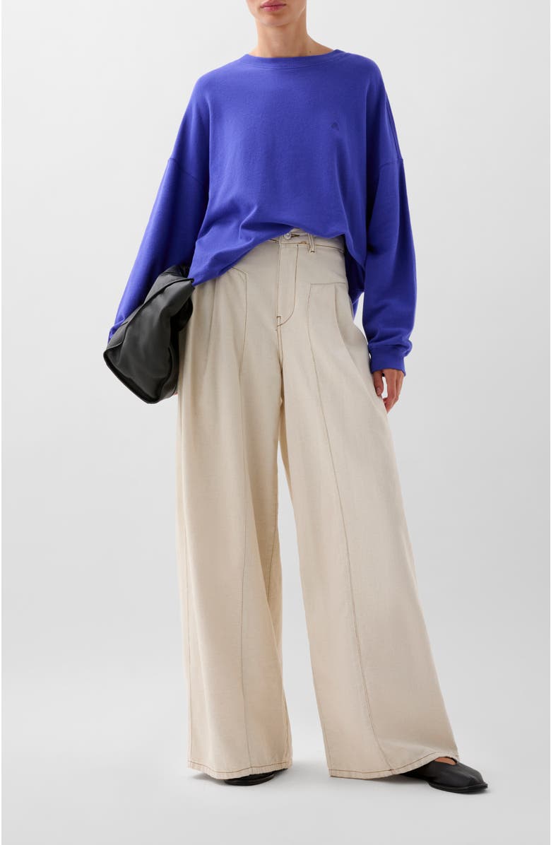 Scalpers Softy Basic Sweater, Alternate, color, Purple