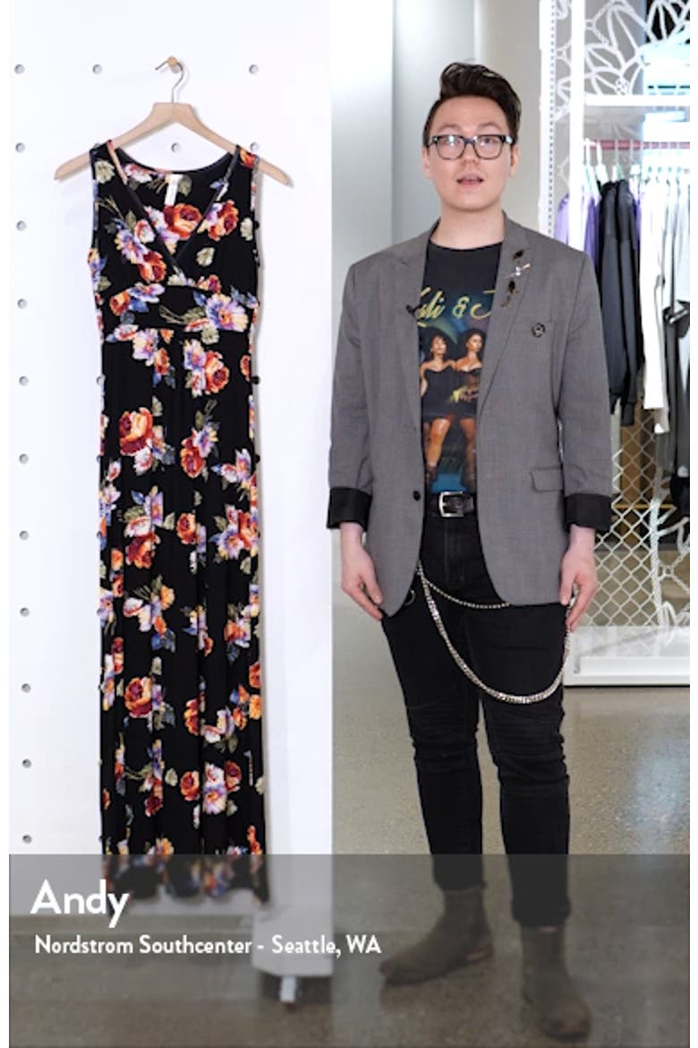 Floral Print Maxi Dress video