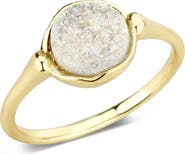 Covet Semi-Precious Round Drusy Ring