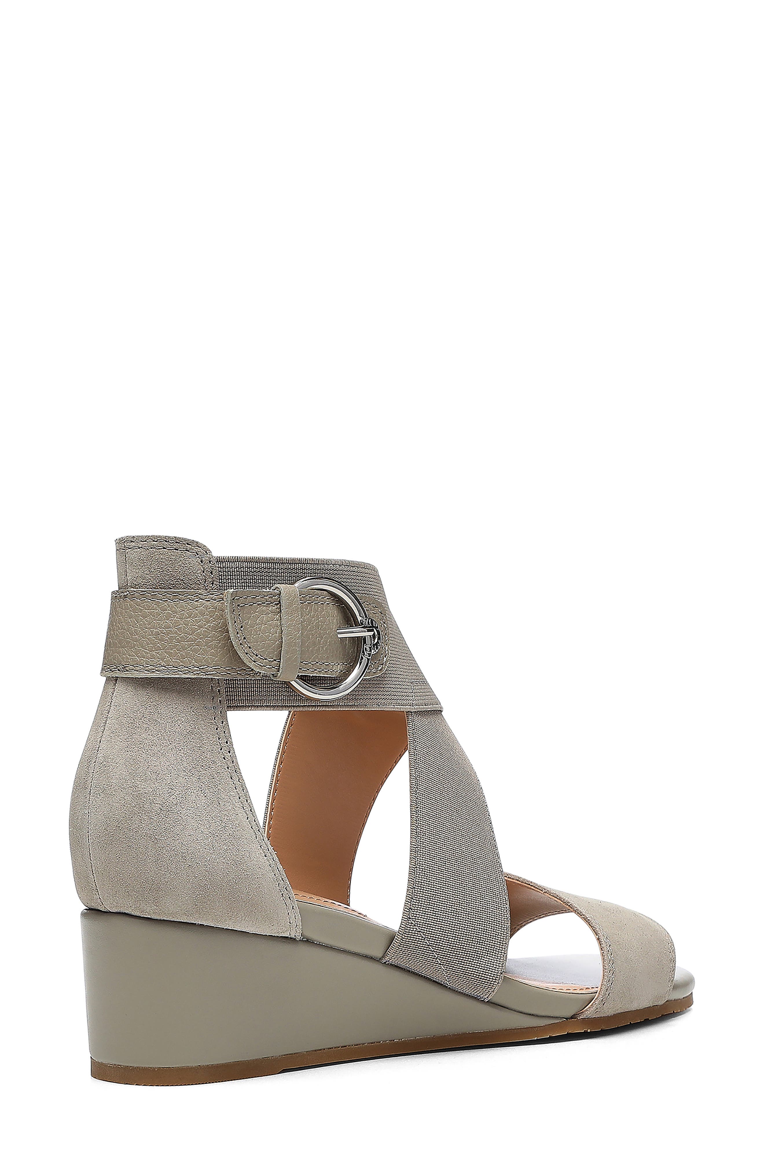 Callie Wedge Sandal, Alternate, color, FEATHER