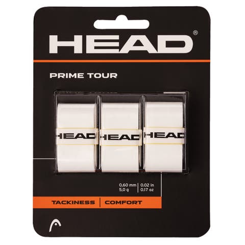 Prime Tour 3 Pack White Overgrip