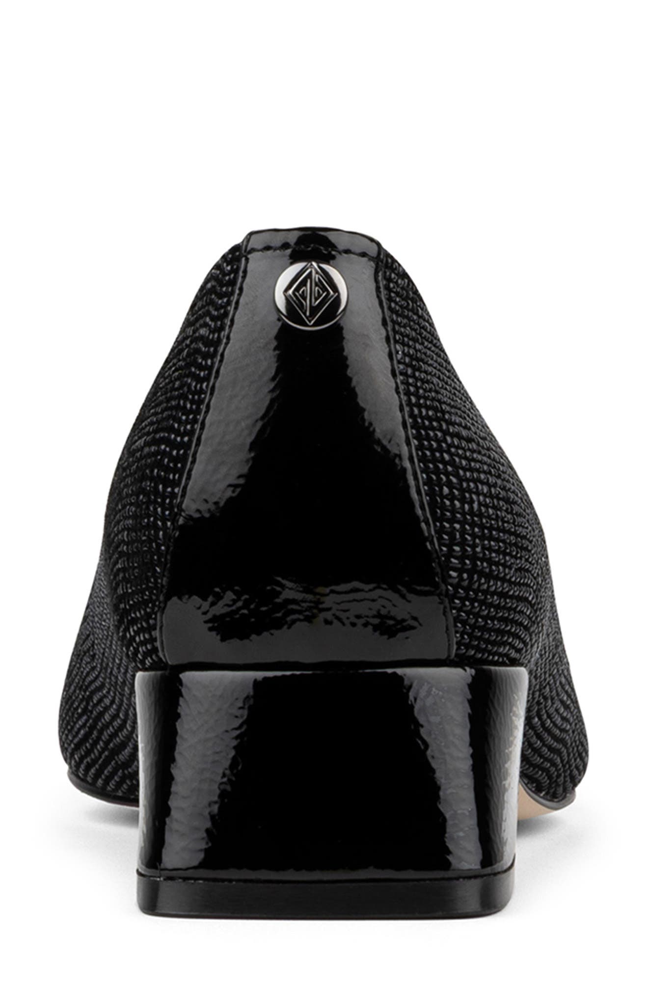 Donald Pliner Cap Toe Pump, Alternate, color, Black