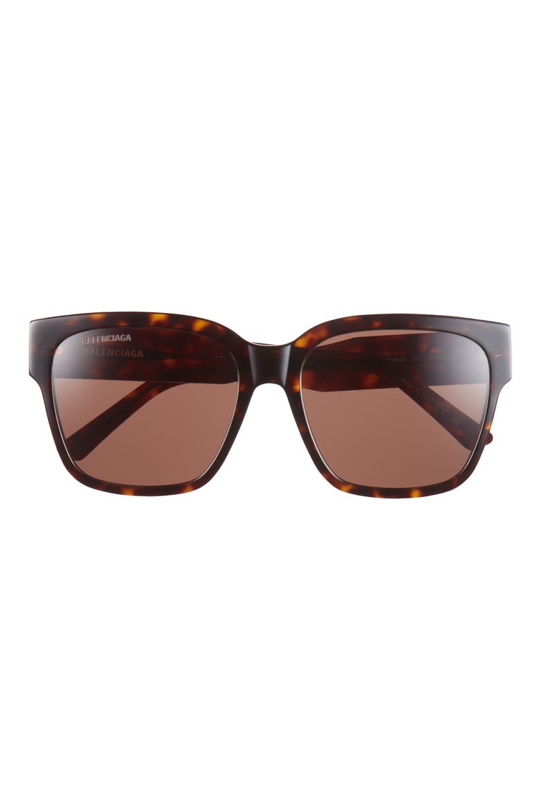 53mm Square Sunglasses, Main, color, HAVANA HAVANA BROWN