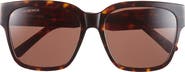 Balenciaga 53mm Square Sunglasses