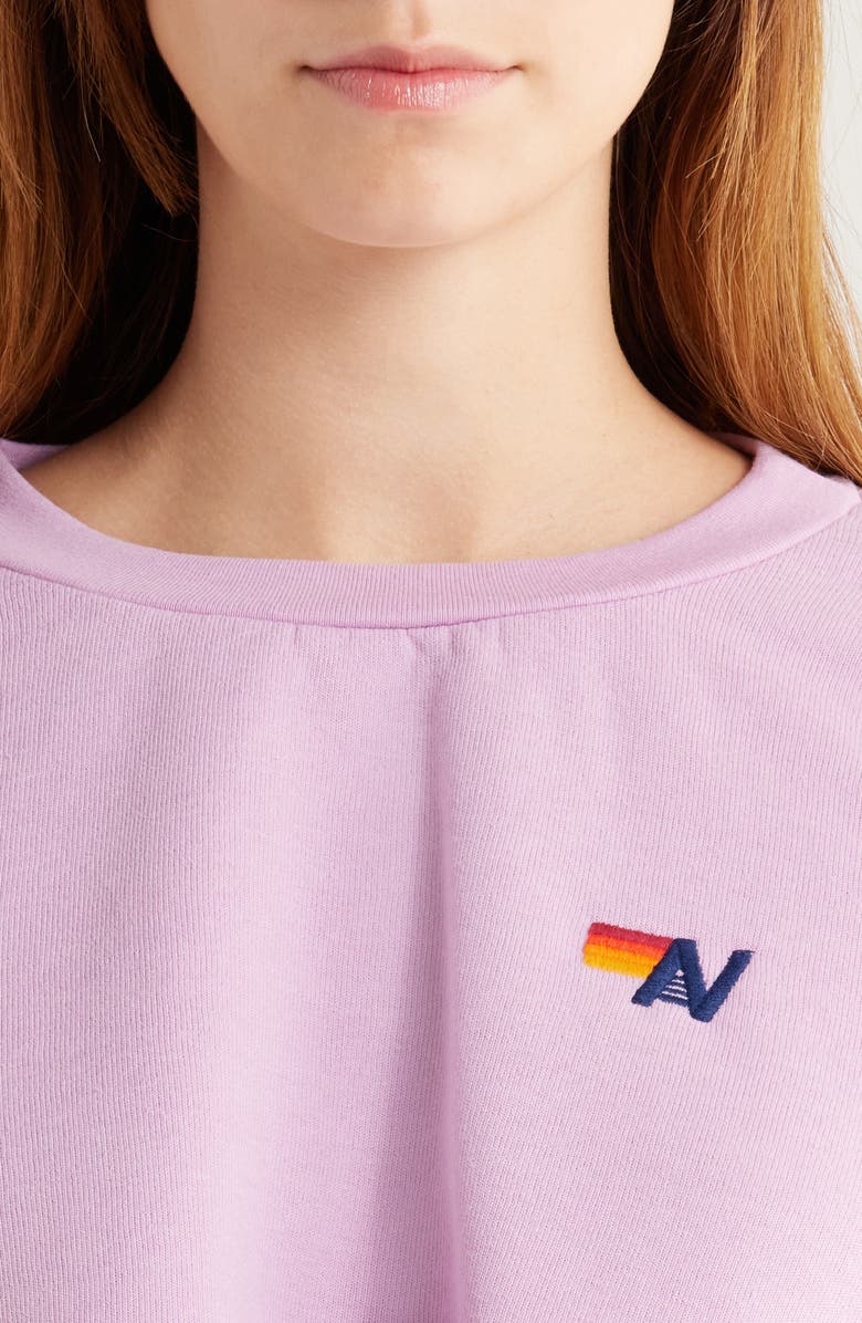 Rugby Stitch Crop Sweatshirt