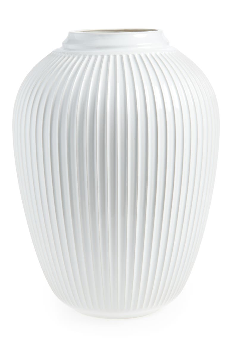 Hammershøi Floor Vase, Main, color, WHITE
