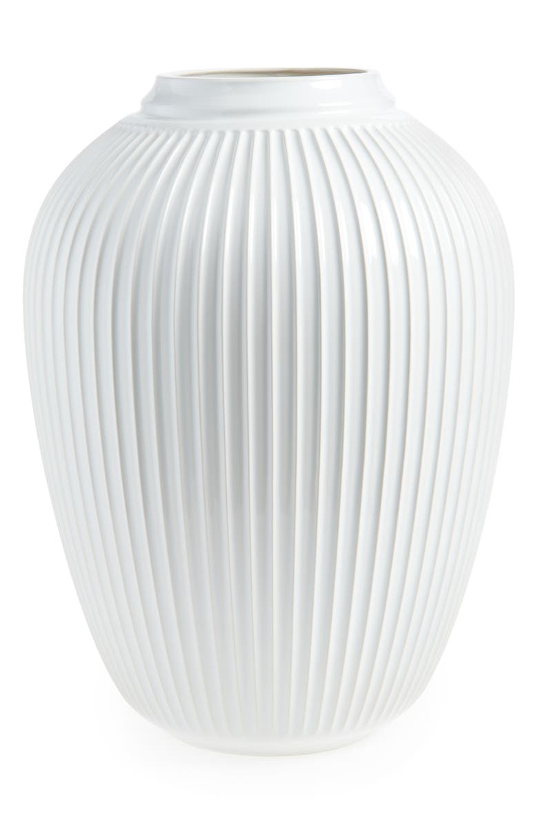Kahler Hammershøi Floor Vase, Main, color, White