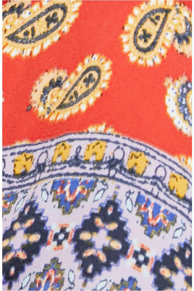 Positano Print Blouse, Alternate, color, RED