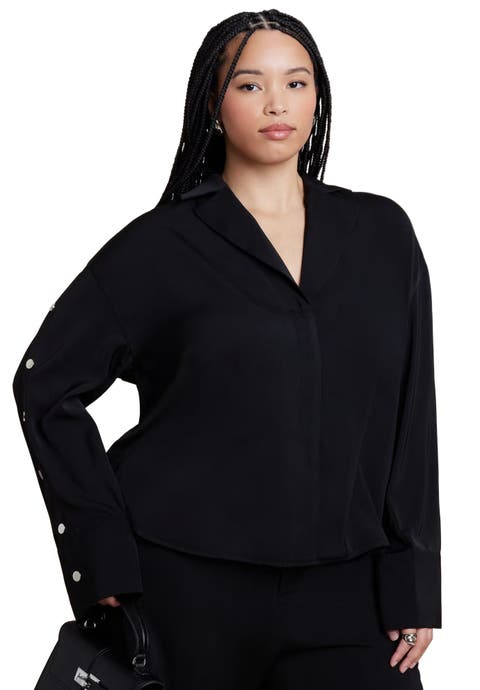 Button Sleeve Top
