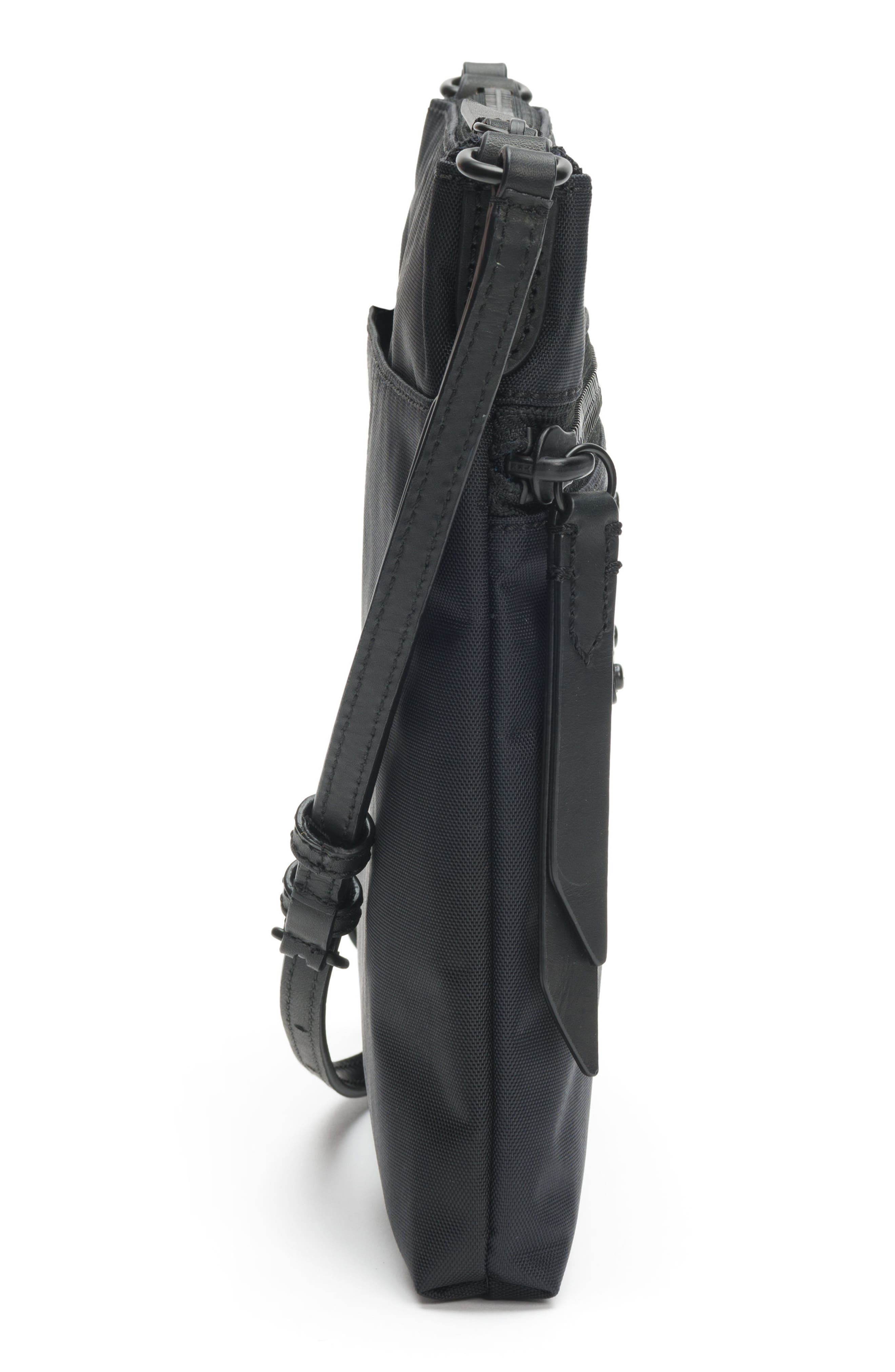 Ivy Nylon Crossbody Bag, Alternate, color, MATTE BLACK