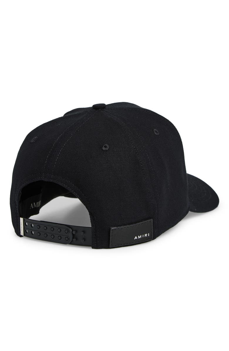 AMIRI MA Outline Logo Cotton Baseball Cap, Alternate, color, Black/ Yellow