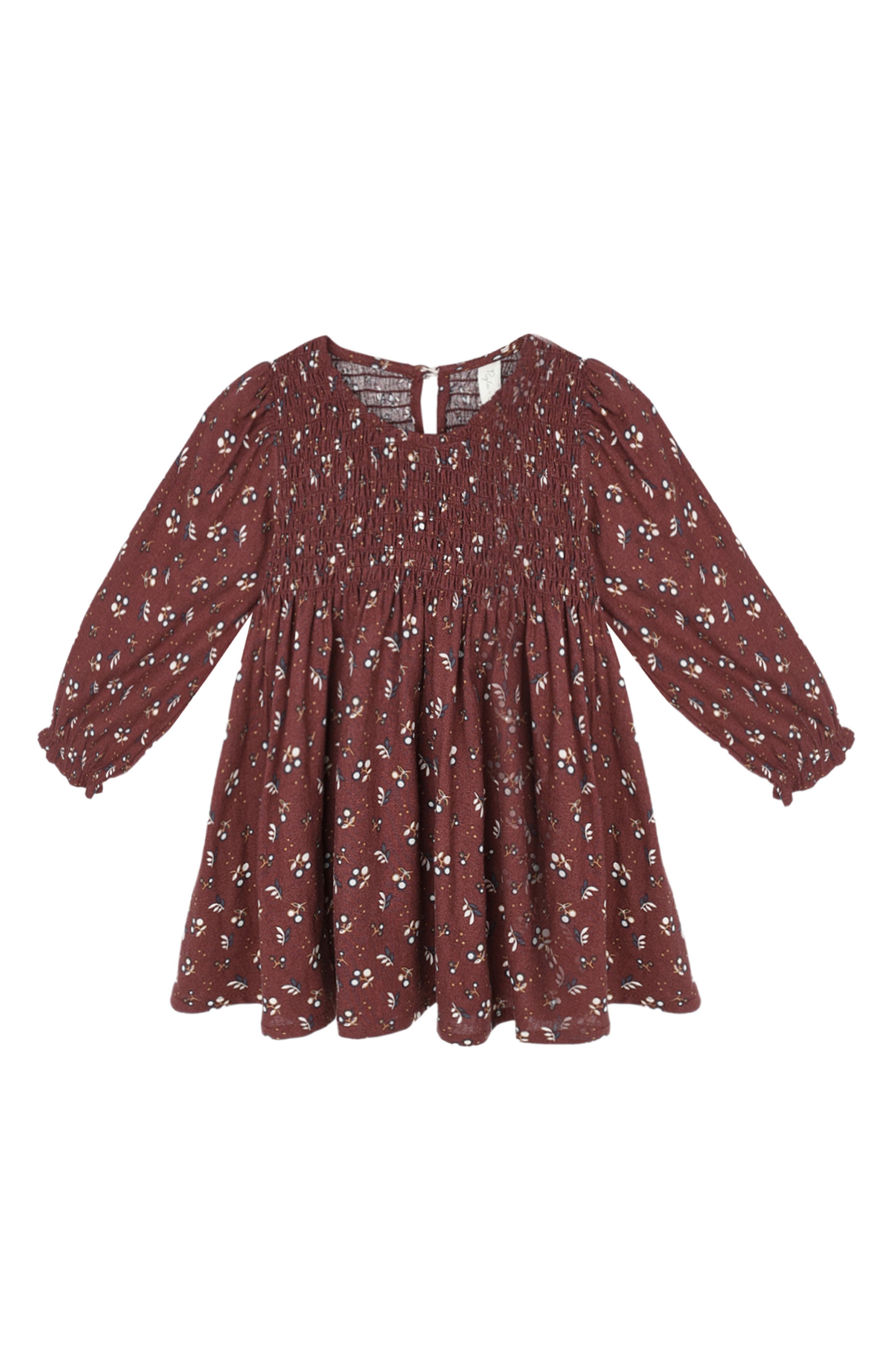 Capri Harvest Berry Smocked Dress
