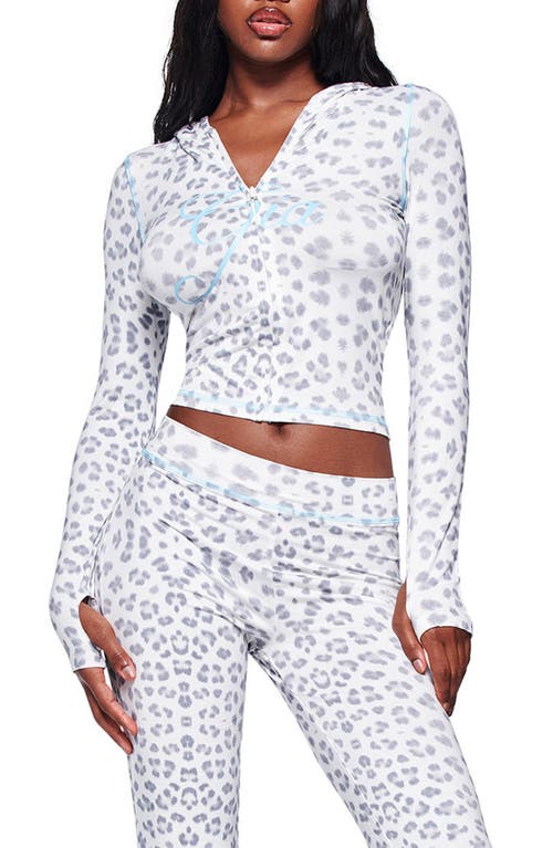 I.am.gia Blare Crop Hoodie In Multi