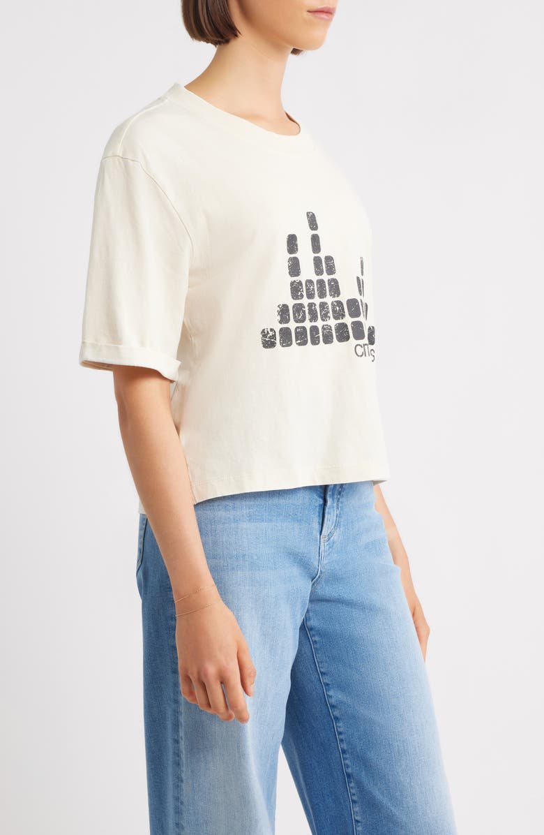 CITY BLUES Coram Graphic Oversize T-Shirt, Alternate, color, Bone White