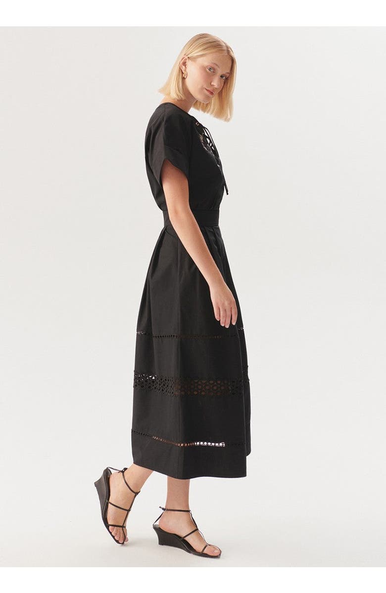 Exquise Sydney Midi Skirt, Alternate, color, Black