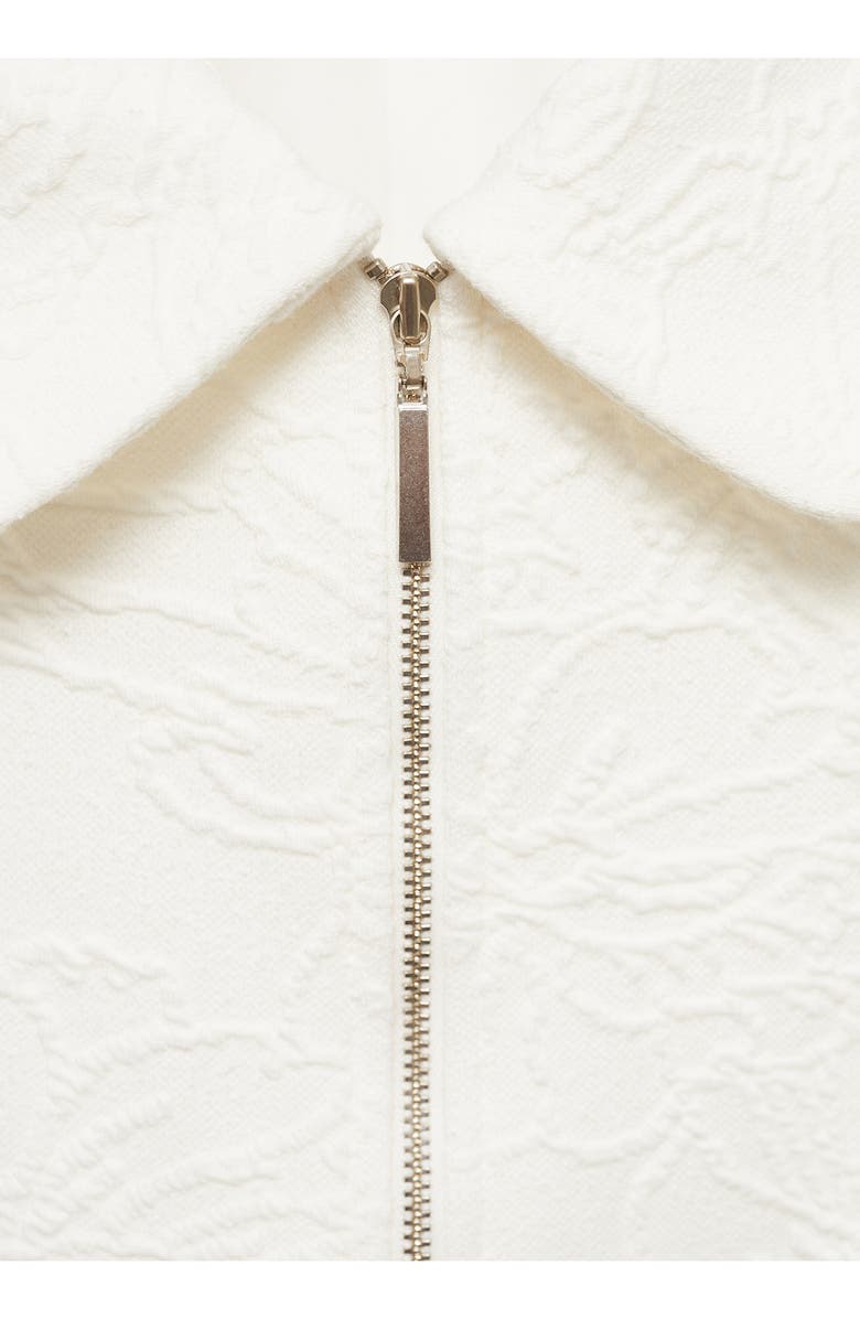 MANGO Textured Cotton Blend Jacket, Alternate, color,