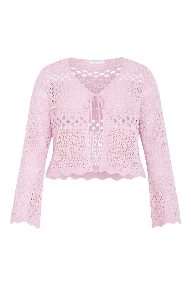 Love Open Stitch Cardigan, Alternate, color, BLUSH