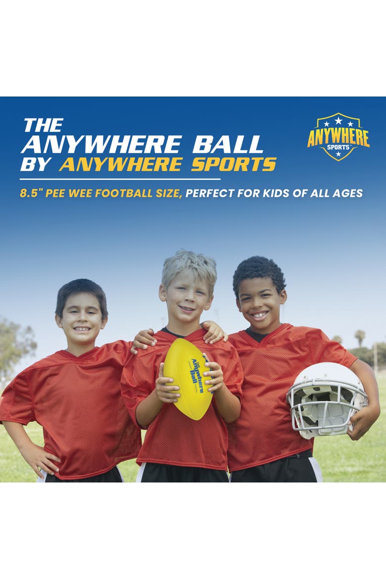 The Anywhere Ball  Foam Football, Alternate, color, Multicolored
