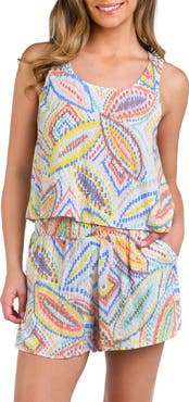 La Blanca Sunbaked Jewels Flyaway Cover-Up Tank
