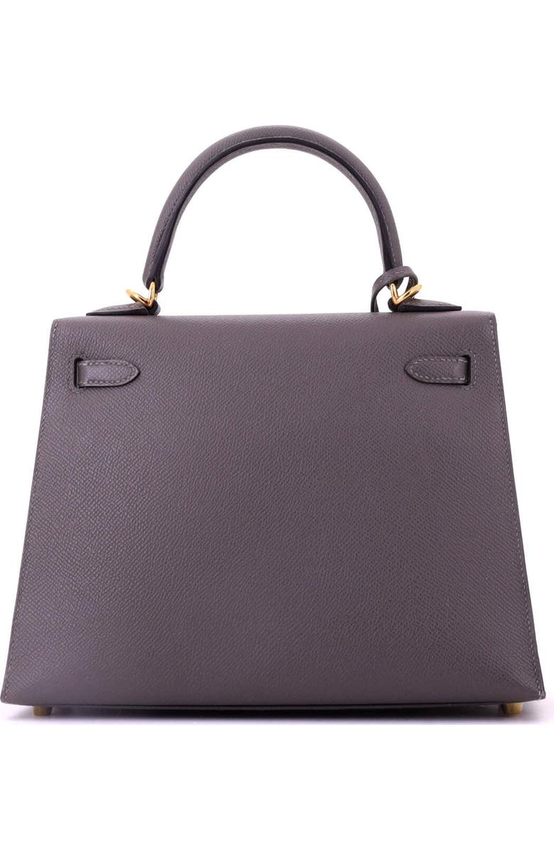 Pre-Owned Hermes Kelly Handbag Grey Epsom with Gold Hardware 25, Alternate, color, Gris Meyer