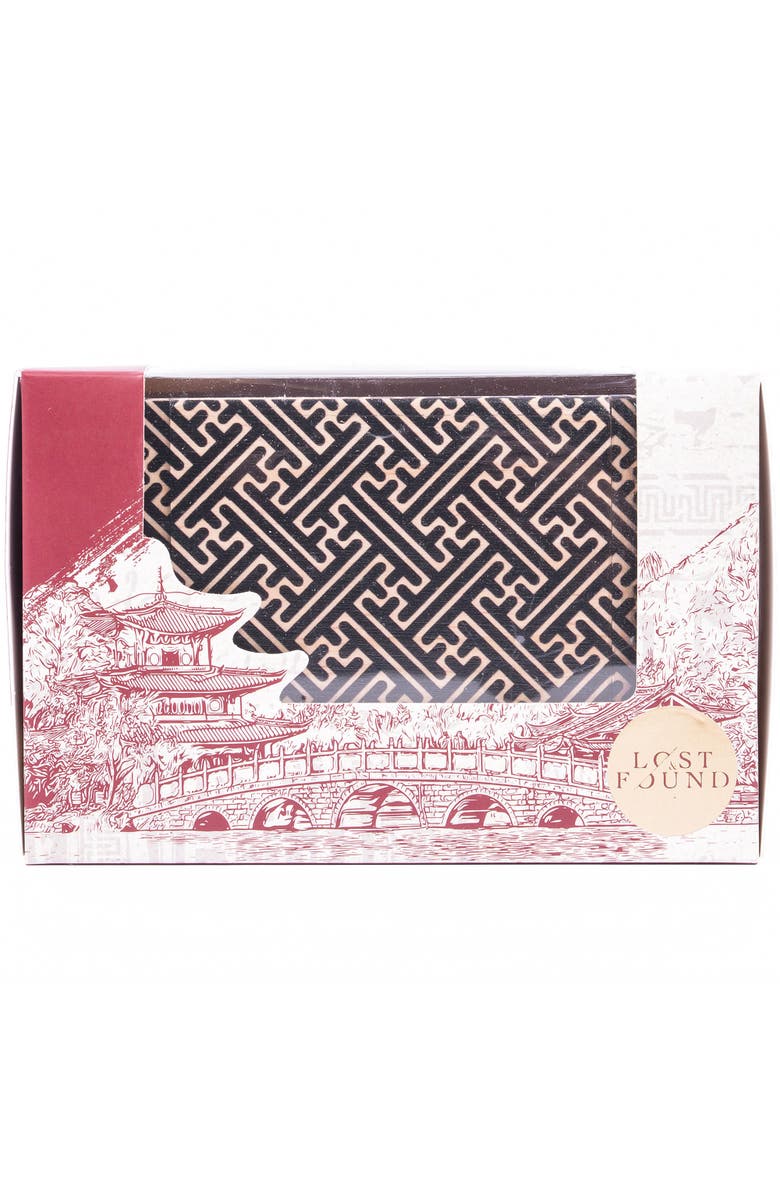 Professor Puzzle Japanese Puzzle Box 3D Wooden Brainteaser, Main, color, Multicolored