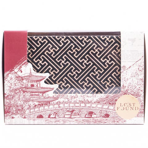 Japanese Puzzle Box 3D Wooden Brainteaser