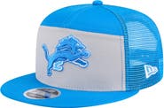 New Era Men's New Era Gray/Blue Detroit Lions Outdoor Split Panel 9FIFTY Snapback Hat
