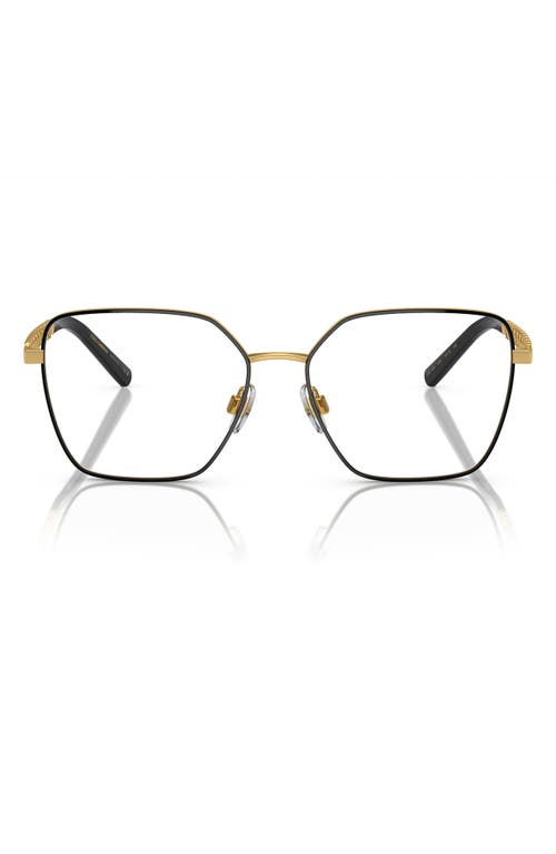 Dolce & Gabbana Dolce&gabbana 54mm Square Optical Glasses In Black