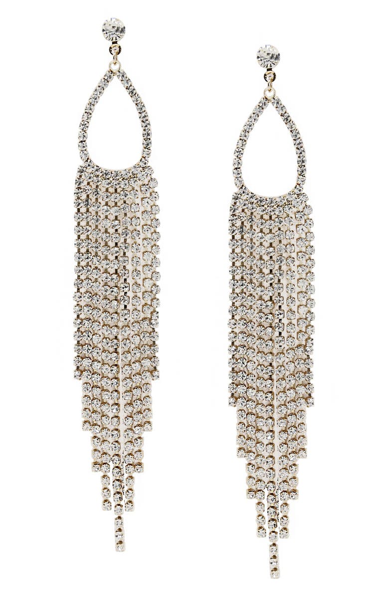 Ettika Crystal Chandelier Earrings, Main, color,