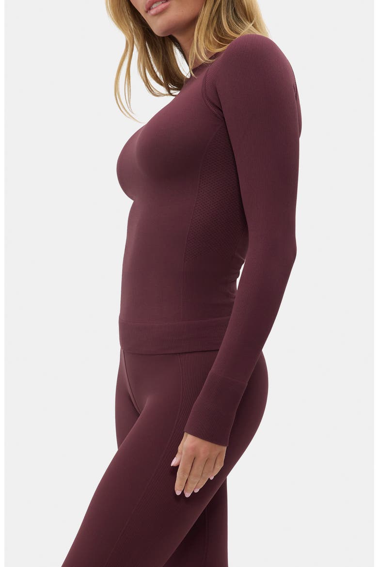 Johnson Base Layer Top, Alternate, color, GLAZED CHERRY