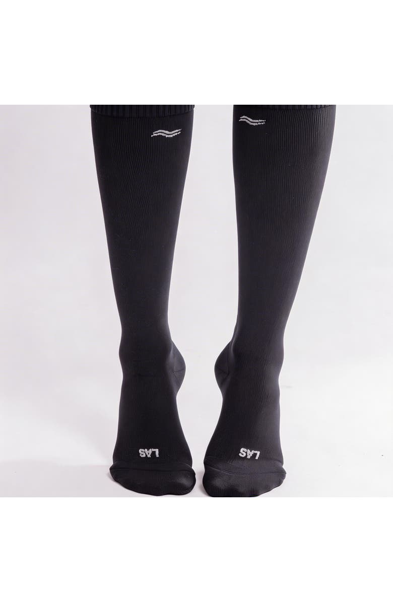 LAS Loungewear Com-pressi-on Me Socks, Main, color, Black
