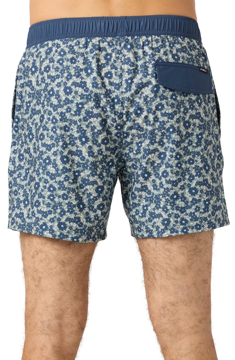 O'Neill Hermosa Volley Swim Trunks, Alternate, color, Sage